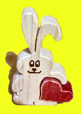 Osterhase mit Herz