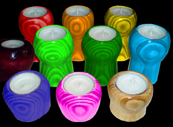 verschiedene Teelicht-Halter