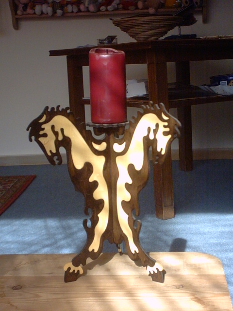 Pferde-Kerzenständer